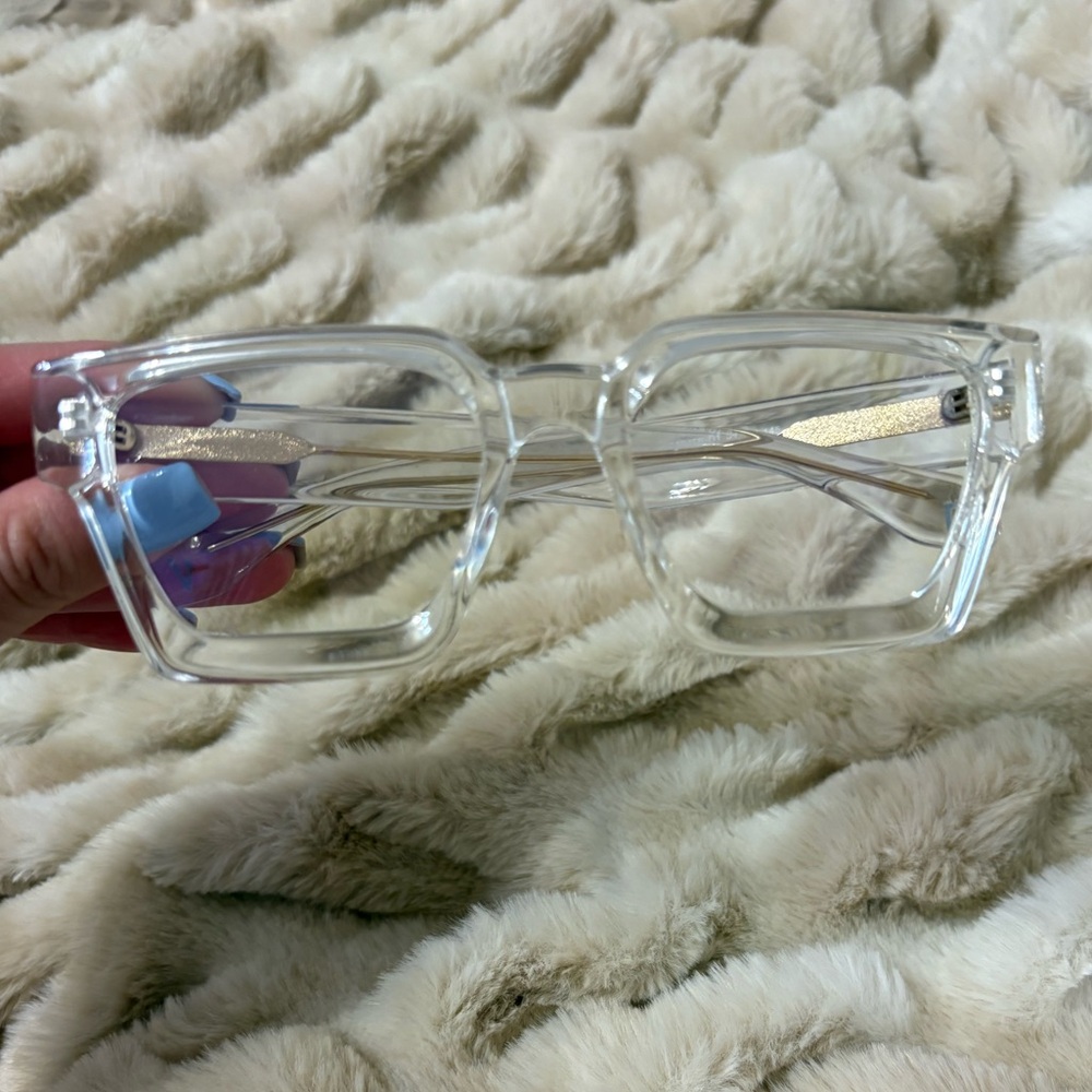 Clear Square Women Sunglasses